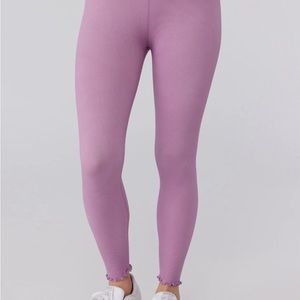 Spiritual Gangster Ruffle Hem Leggings